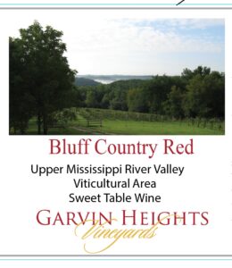 Bluff Country Red 01 - Garvin Heights Vineyards