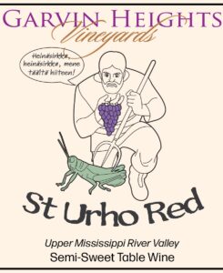 St Urho Red 1 - Garvin Heights Vineyards